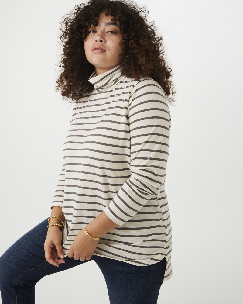 Whisper shop cotton turtleneck